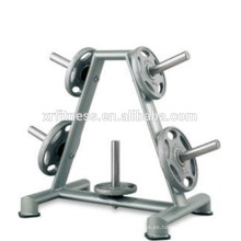 Rack de accesorios de gimnasio Rack de placa de peso / Rack de placa vertical